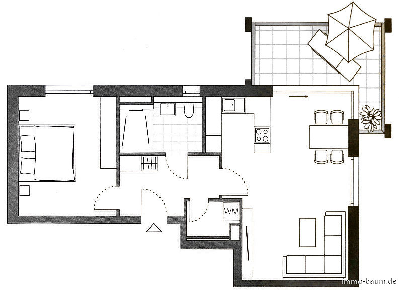 Immobilie zum Kauf 2 Zimmer Wohnung 66 m²